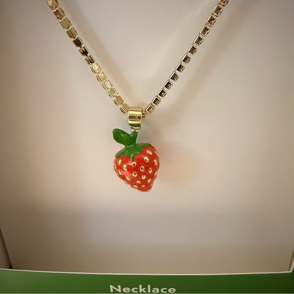 Kate Spade Target Strawberry Necklace - Picture 5 of 6
